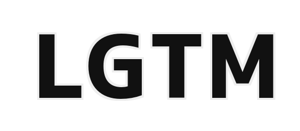 LGTM文字の画像